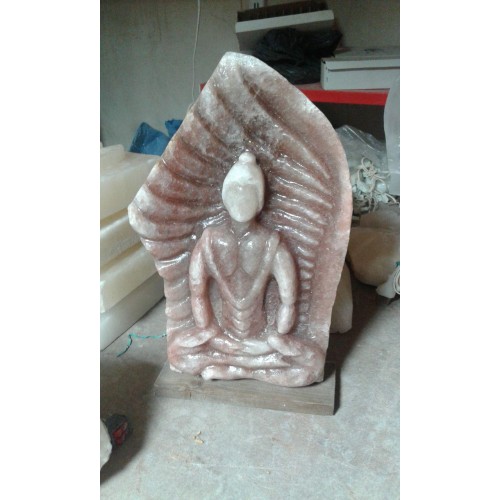 مجسمه سنگ نمک طرح عابد بودایی